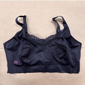 New Ruby Ribbon Diva Lace Demiette Bra Black